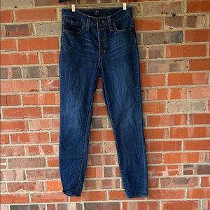 J. Crew Dark Blue High Rise Jeans